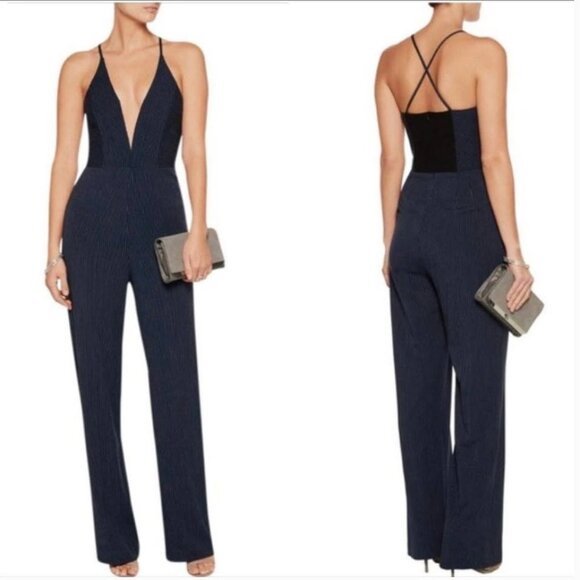 Beautiful pinstripe Mason jumpsuit size 2 - Picture 1 of 5